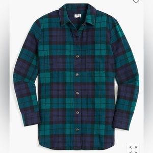 J CREW Flannel Shirt Jacket
